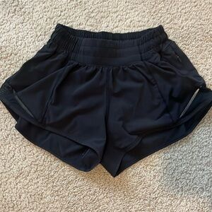 Lululemon Black hottie hot shorts